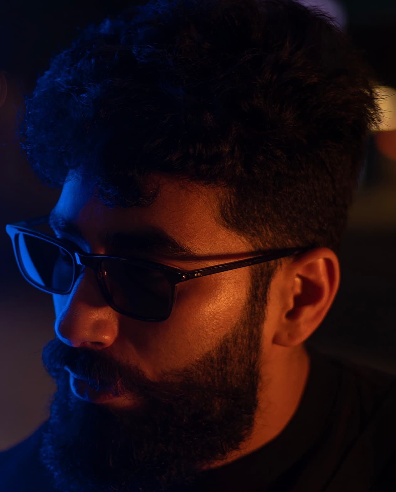 Editorial portrait with soft tones